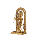Pure Brass Ram Lalla Statue | 10" x 5.5" x 3" (25.4 x 14 x 7.6 cm) | 3 kg Superfine Sacred Art | Premium Temple Grade Murti | Divine Sculpture